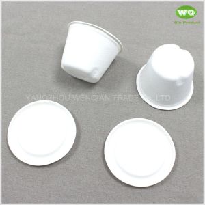 100% Biodegradable 2oz Sugarcane Containers With Lids -Biodegradable Bagasse