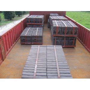 Cement Mill Ball Mill Liners Mn18Cr2 Steel Casting Heat Treatment