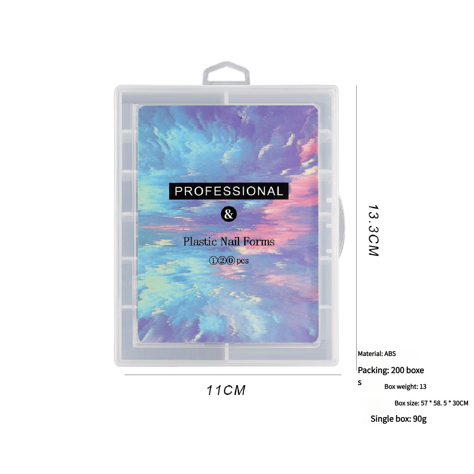 27 Styles Clear Dual Forms Stiletto Straight Square Nail Tips Finger UV Gel Nail Extension Mold Quick Building Gel Nail Form