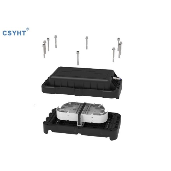 72fibers PP Plastic 3in 3out Fiber Optic Closure Cable Protection