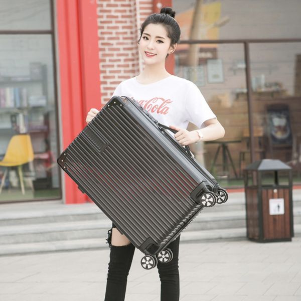 Buy ABS New Multi-Functional Front-Opening Suitcase 20-Inch Hard-Shell Suitcase with Spinner Wheels Front-Opening Pocket Suitcase -1988 at wholesale prices