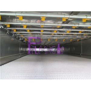 Electric Sterilizer Bottle Packing Machine System , Engineering Plastic Belt