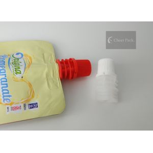 PE Material 8.6 mm Cheer Pack Plastic Spout Cap For Stand Up Juice Bag
