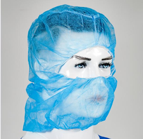 Buy Protective Disposable Non Woven Cap , Surgical Hood Cap 12GSM at wholesale prices