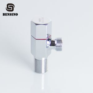 Hexagonal Water Stop 15mm Chrome Plated Angle Valve