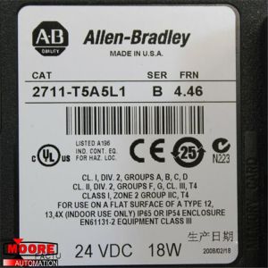2711-T5A5L1 2711T5A5L1 Allen Bradley AB PanelView 550 Monochrome Terminal