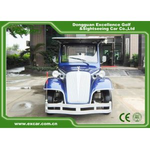 Elegant Blue Electric Classic Cars 6 Seater Electric Vintage Car