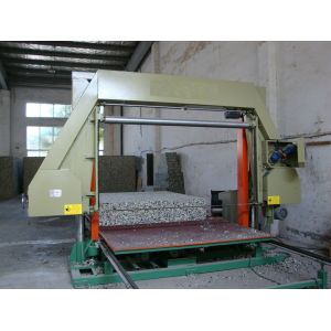 Foam Sponge Sheet PU Block Cutting Machine Horizontal