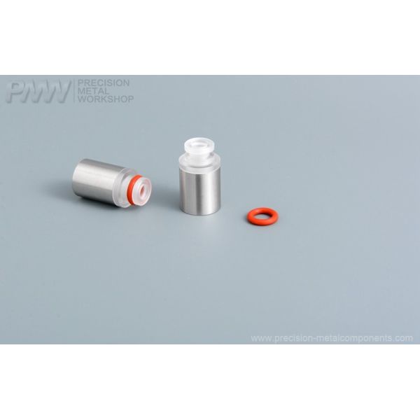 Precision machined aluminum parts CNC turning service OEM metal and plastic components