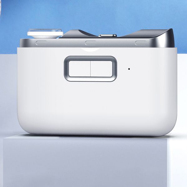 USB Chargeable Electric Baby Nail Cutter with Low Vibration Motor and 360° Rotation