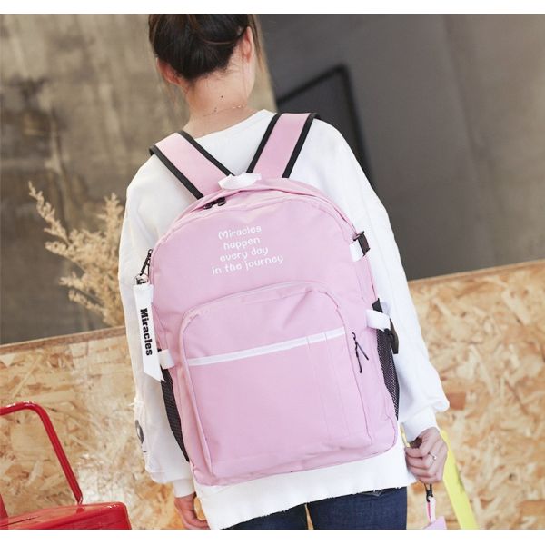 New fashion women's backpack durable zipper backpack joker vertical square women's bag wholesale