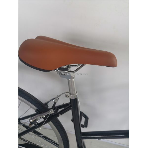 Front and rear wheel V brake 7 speed 26 inch bicycle custom adult womens city cruiser bike with hard frame