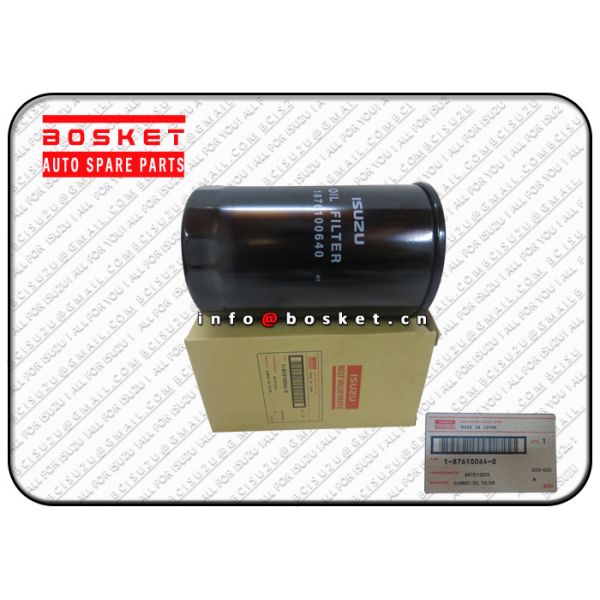 Buy Oil Filter Element Isuzu Replacement Parts FVR34 6HK1 1-87610064-0 8-94391049-1 1876100640 8943910491 at wholesale prices
