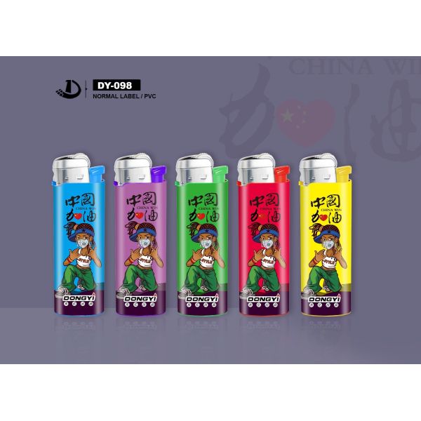 Quality ISO9994 Standard Flint Gas Lighter with Refillable Plastic Body and MSDS Certification for sale