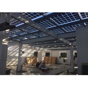 China Innovative Facade Design And Engineering BIPV Transparent Glass Solar Panel on sale