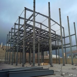 Custom Steel Frame Warehouse 50-70 Year Lifespan CE Certified