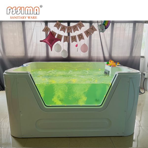 Freestanding Baby SPA Bathtub Combo Massage Multifunctional With Computer