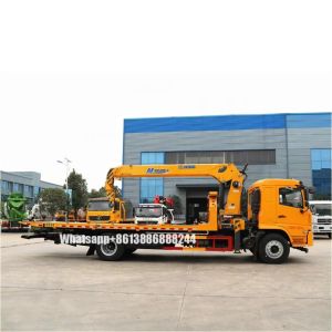 Shacman X6 10 Tons Road Rescue Trailer With 8 Tons Crane Breakdown Lorry With