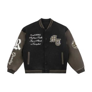 Clothing Manufacturers Custom College Vintage Jacket Mens Streetwear Varsity