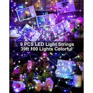 Waterproof Outdoor Solar Fairy Lights 100 LED Solar Powered For Tree Yard