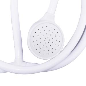 White Shampoo Shower Hose , 20cm 1m Pets Rubber Shower Hose