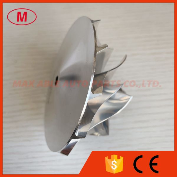 HX40 64.50/90.00mm 6+6 blades Bullet Head turbocharger milling/aluminum 2618/billet compressor wheel