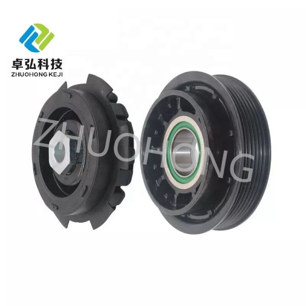 Engine 6PK 125MM 12V Auto AC Compressor Pulley Clutch Kit for PORSCHE MACAN 2015-2019