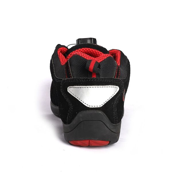 Shengjie Comfortable EVA Protective Boots Low Cut Slip Resistant Outsole Red Breathable Mircofiber Leather Safety Shoes