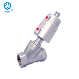 1.5 inch Stainless Steel Pneumatic Angle Valve Actuator Control Valve
