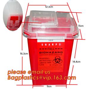 sharpsguard yellow lid 1 ltr sharps, sharps disposal container 1quart wall