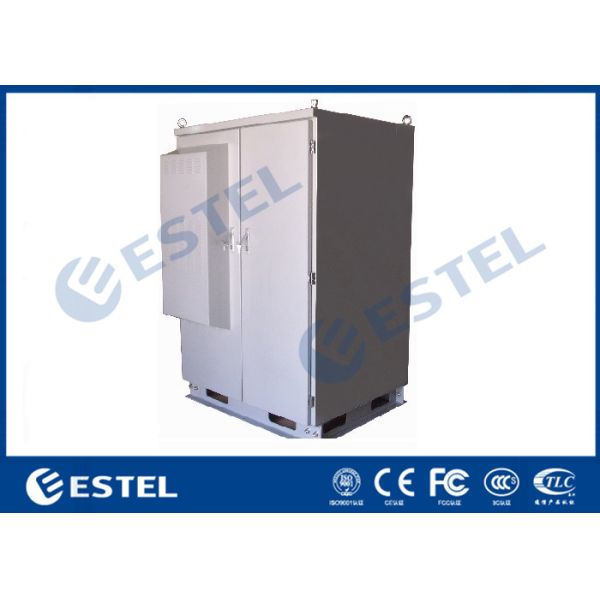 Buy Floor Mount 2 Bay Wireless IP55  Outdoor Telecommunication Cabinet at wholesale prices