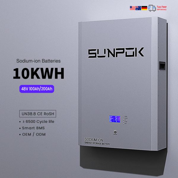 Buy 48V 10kwh Split Type Sodium Ion Storage Battery 200ah Solar Power Bank Wall Rechargeable Sodium Ion Rechargeable Batteries at wholesale prices