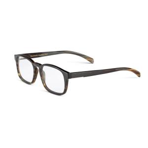 Quality Metal Buffalo Optical Black Brown Horn Frame Glasses 51-18-140 for sale