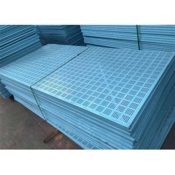 Buy Metal Perforated Building Site Construction Safety Screens 1mX1.8m at wholesale prices