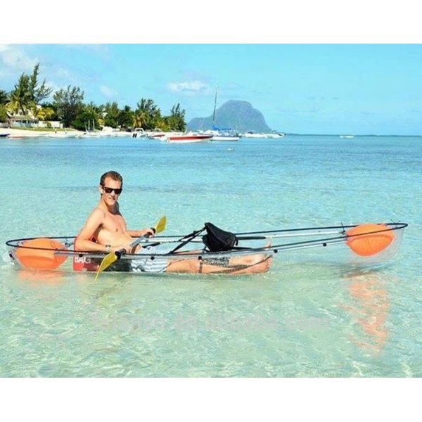 Polycarbonate See Through Kayak Durable For Water Sports SGS Certification