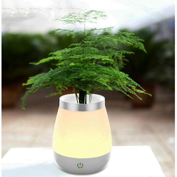 Touch Control Small Night Light Lamps , Vase Style Table Lamps Pen Pot Holder Fish Jar