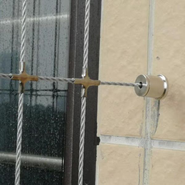 Modern Society Design Balcony Invisible Grille With Punching Service Load