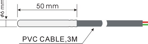 Solar Hot Water Spare Parts Top Insert Sensor For Integrated Non Pressurized Solar System