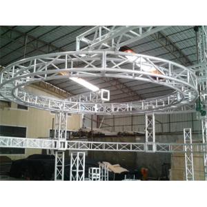 6082 Aluminum Lighting Truss , Circle Curved Truss With Roof System