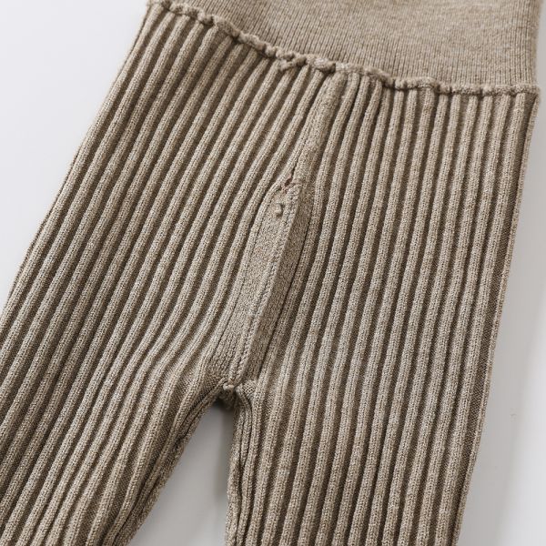 2023 Autumn Winter Knitted Sweater Baby Girls Boys Clothes rib knit boys clothing sets