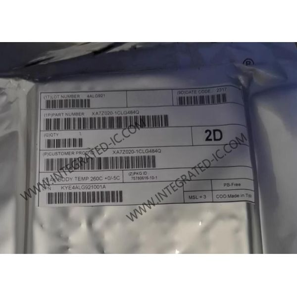 Buy Integrated Circuit Chip XA7Z020-1CLG484Q LFBGA484 Field Programmable Gate Array at wholesale prices