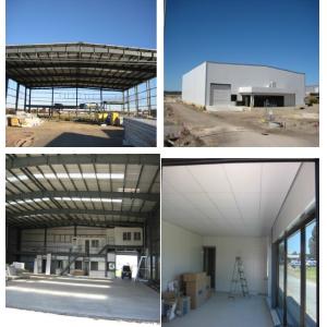 Custom Steel Hangar Warehouse 8 Degree Seismic Resistance Q235B/Q345B