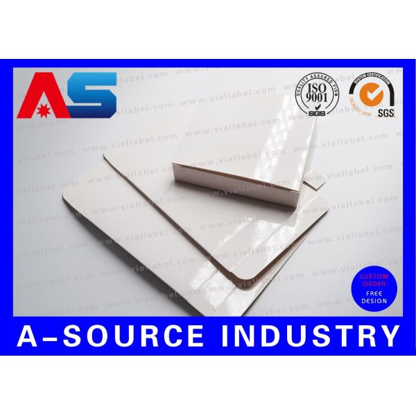 Plain Paper 2ml 10pcs Blank Box White Box Cheap For 10ml vials With Plastic