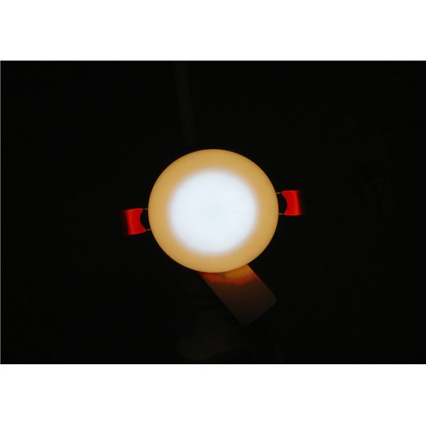 5+3W Edgeless Adjustable Hole Size Double Color Round Panel Light Punch Stamp