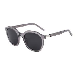 Round Acetate Material Sunglasses , Women UV400 Light Weight Sunglasses