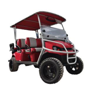 China ODM 30mph Electric EV Golf Cart Four Seater All Terrain For Club Leisure Resort on sale