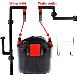 Assemble the tube of aquarium filter 2