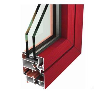6005 Solar Powder Coated Aluminum Profile Section windproof