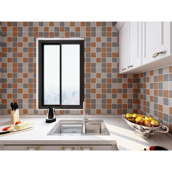 Moisture-Proof Ceramic Tiles 3D Wallpaper for Kitchen Wallpaper Bathroom 3d Wall Stickers