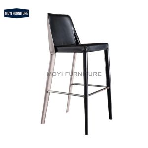 Modern Folded No Leather Barstools Custom Elegant Luxury Design Barstool Suitable for Entertainment Venues